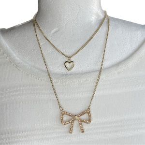 2 pc. Corazon Piedra Mono Collar Necklace NWT